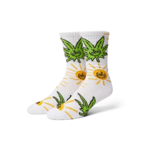 HUF SUNNY BUDDY SOCK WHITE