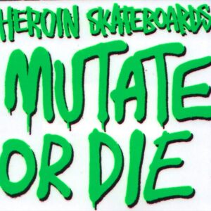 Heroin Sticker 11,5cm x 10,7cm (green)