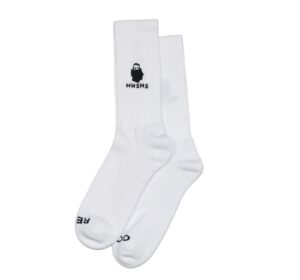 NNSNS Head Logo Embroidered Sock White 38-42
