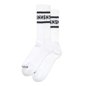 NNSNS Logo Sock White 42-46