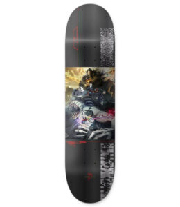 PRIMITIVE Jujutsu Kaisen Cursed Team SKateboard Deck Black 8.25