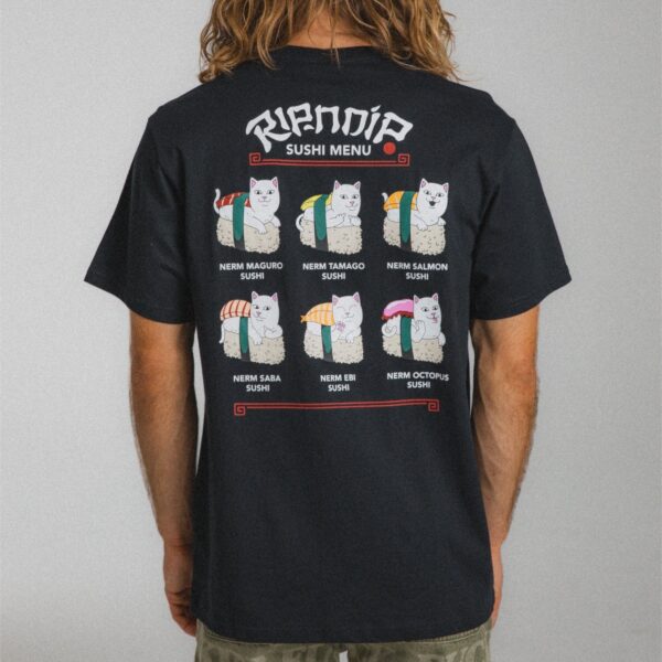 RIPNDIP SUSHI NERM T-SHIRT (BLACK)