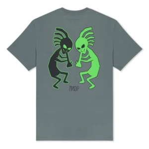 RIPNDIP We Were Here T-shirt Charcoal