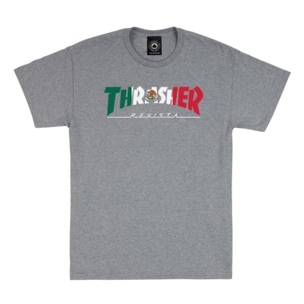 THRASHER MEXICO T-SHIRT (SPORT GREY)