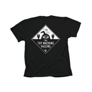 TOY MACHINE VACCINE S/S T-SHIRT (BLACK)