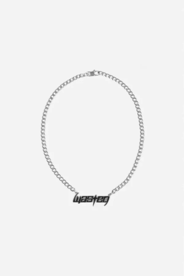 WASTED PARIS BLADE CHAIN silver