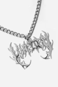 WASTED PARIS DANTE NECKLACE siver