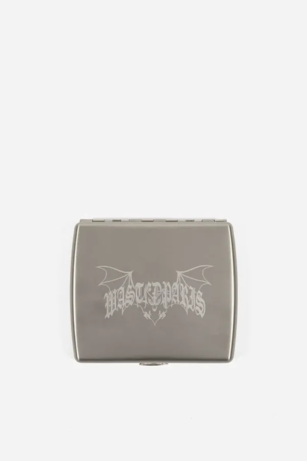 Wasted Paris Metal Cigarette Case Bela Silver Metal