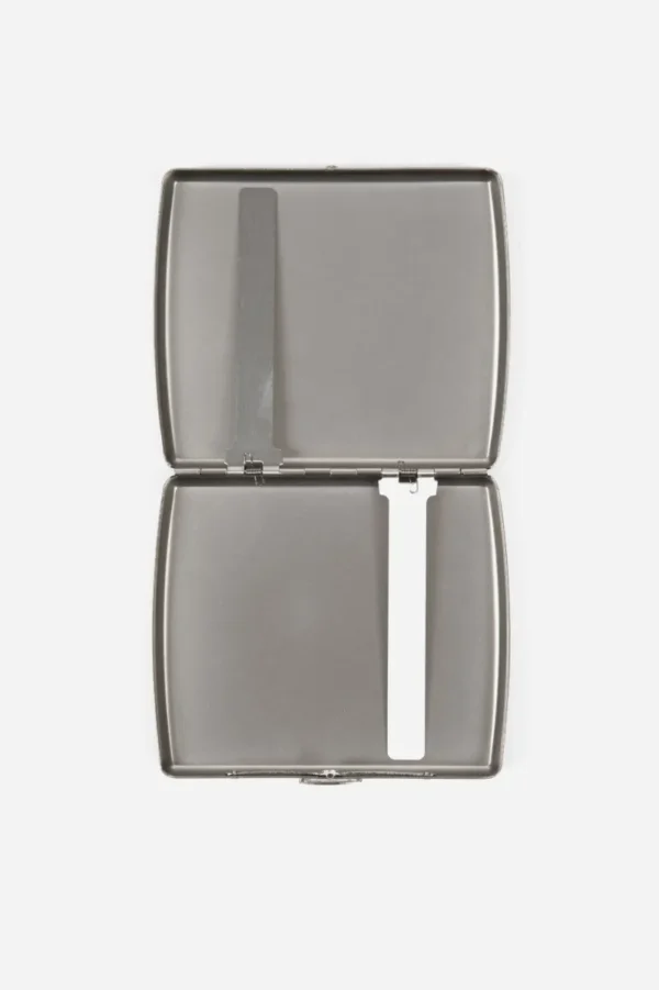 Wasted Paris Metal Cigarette Case Bela Silver Metal