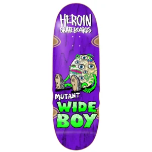 HEROIN Mutant Wide Boy Deck 10.28 (Bleu)