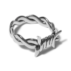 HUF Barbed Wire Ring - Silver