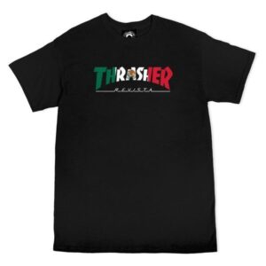 THRASHER MEXICO S/S T-SHIRT (BLACK)