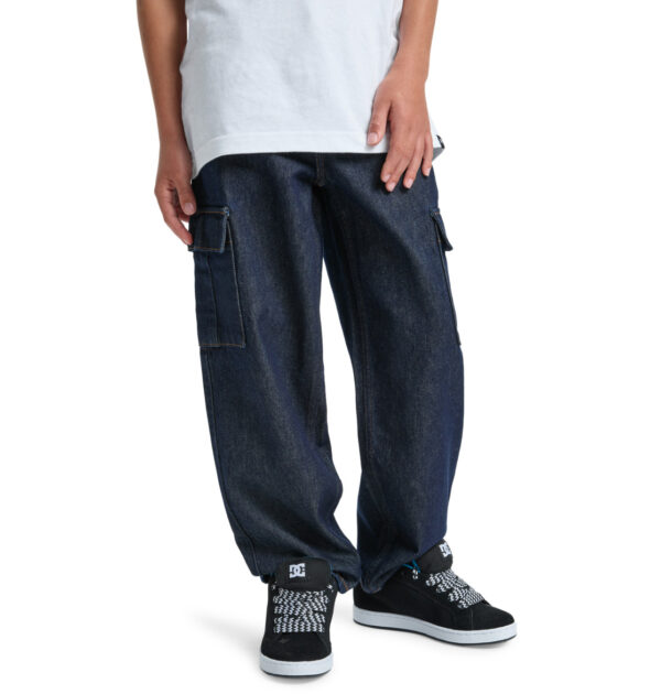 DC Baggy Cargo Indigo Dye PANTS KIDS