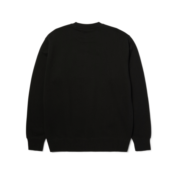 HUF ARCH APPLIQUE CREWNECK (BLACK)