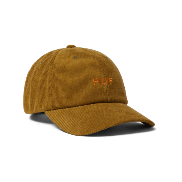 HUF OG 6 PANEL CV HAT CORDUROY (MOSS)