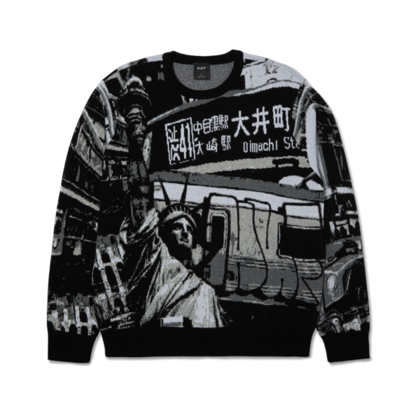 HUF WORLDWIDE COMMUTER CREWNECK/SWEATER