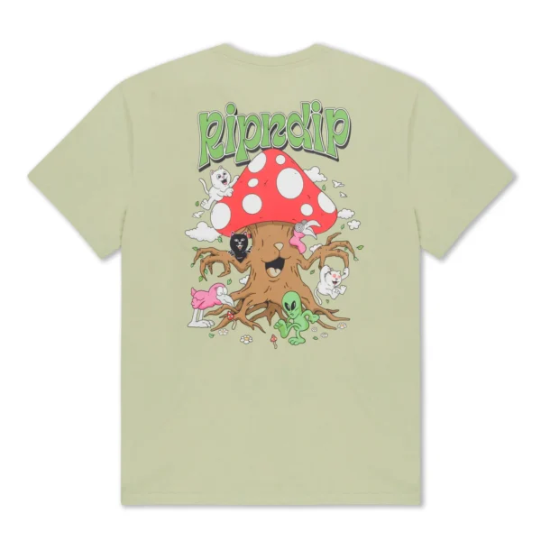RIPNDIP PLAYGROUND T-SHIRT (LIGHT MOSS)