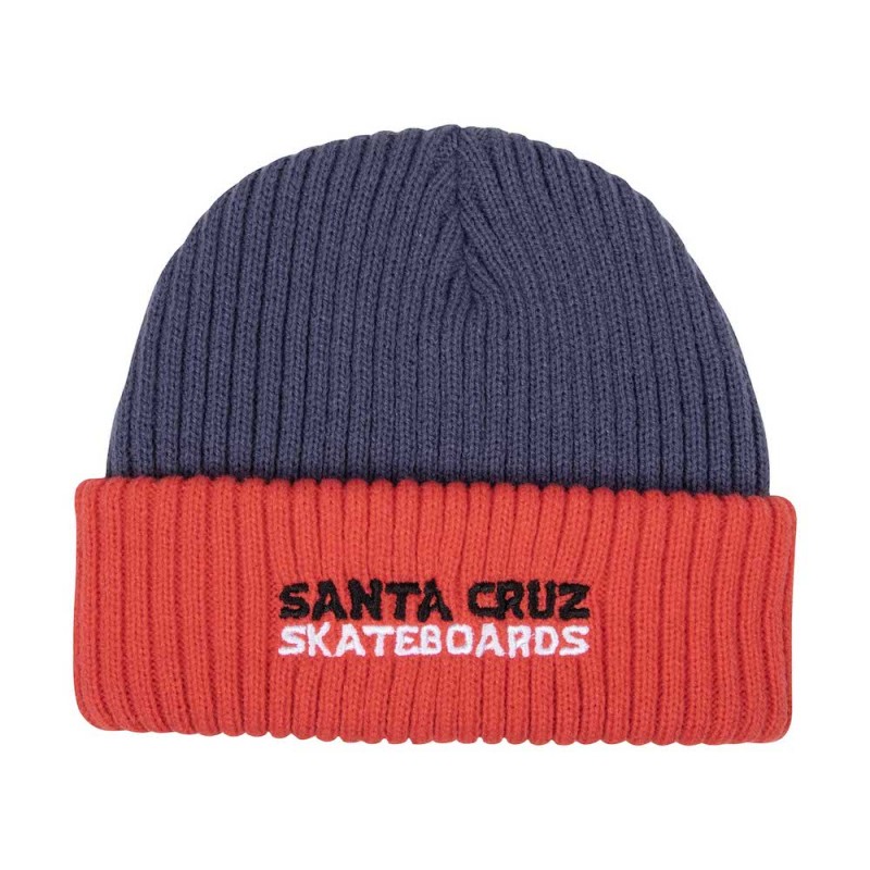 Santa Cruz Youth Beanie Youth Screaming Connect KIDS (HERITAGE BLUE)