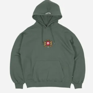 WASTED PARIS CREST HOODIE (LICHEN GREEN)