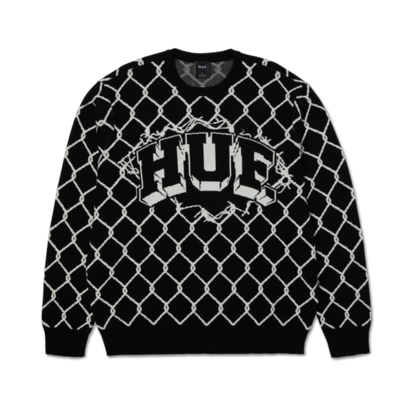 HUF BREAKTHROUGH CREWNECK (BLACK)