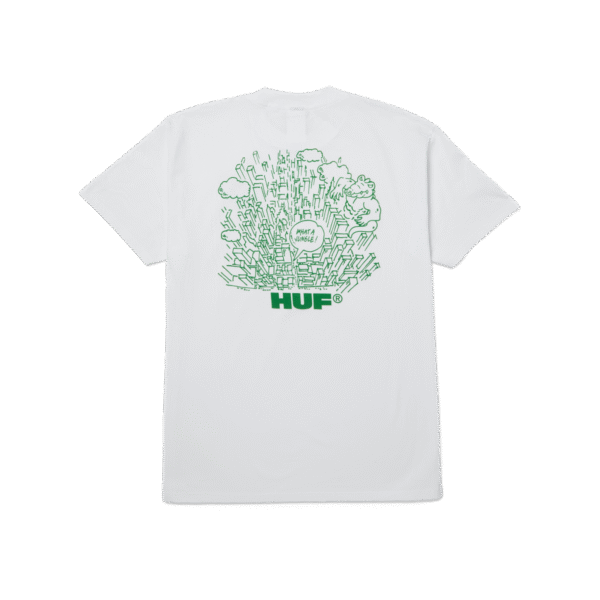 HUF WHAT A JUNGLE T-SHIRT (WHITE)