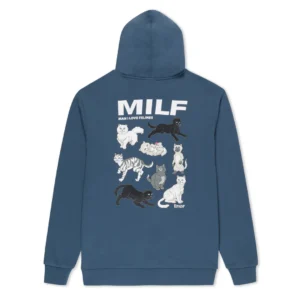 Ripndip Man I Love Felines Hoodie (STORM BLUE)