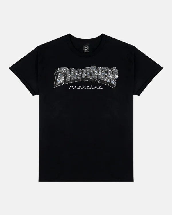 THRASHER DISCO BY SPANKY T-SHIRT (BLACK)