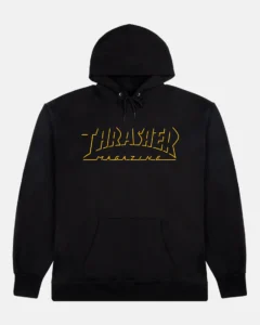 THRASHER ONE-LINER HOODIE BLACK