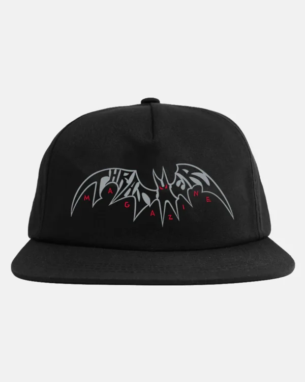 THRASHER SKY RAT BY NECKFACE SNAPBACK (BLACK)