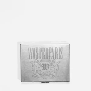 Wasted Paris CREST METAL CIGARETTE CASE (SILVER)