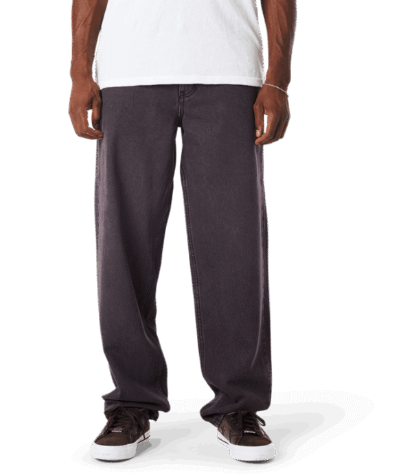 HUF CROMER WASHED PANTS (RAISIN)