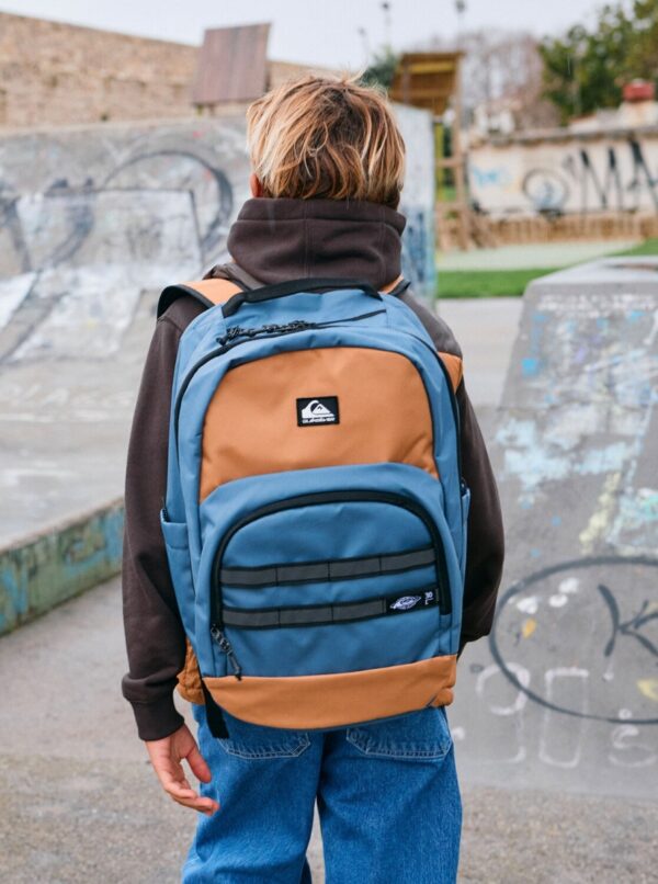 QUIKSILVER BACKPACK 30L Schoolie 3.0 (Almond/China Blue)