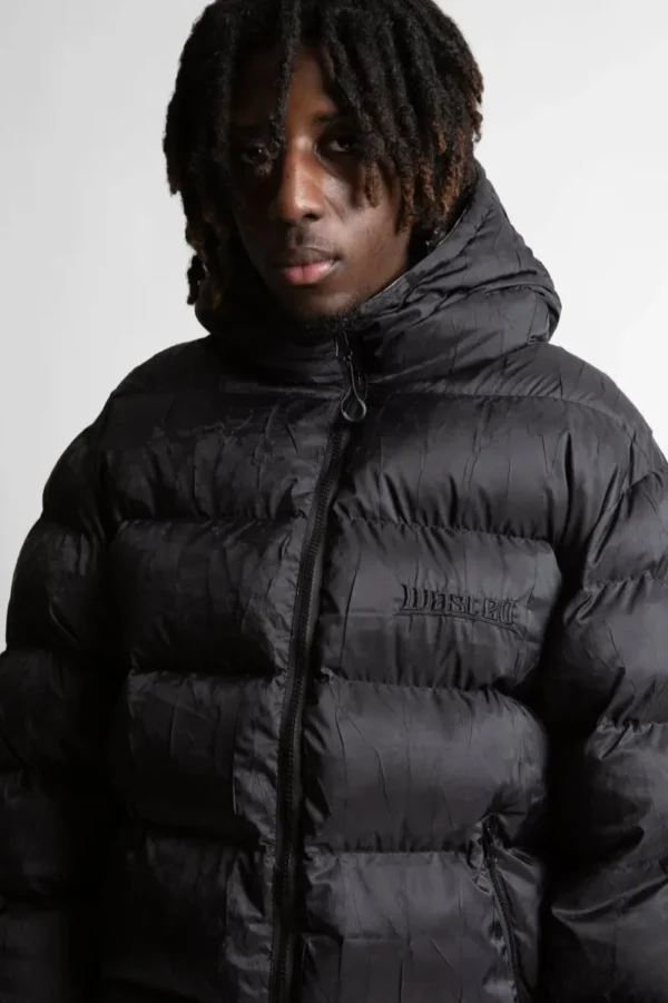 WASTED PARIS REVERSIBLE ELEVATION PUFFER (BLACK/MULTI)