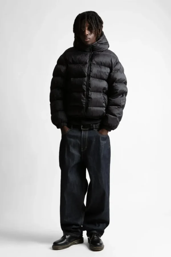 WASTED PARIS REVERSIBLE ELEVATION PUFFER (BLACK/MULTI)