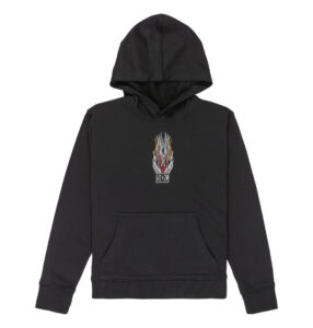 DC Burnt Out HOODIE KIDS (BLACK)