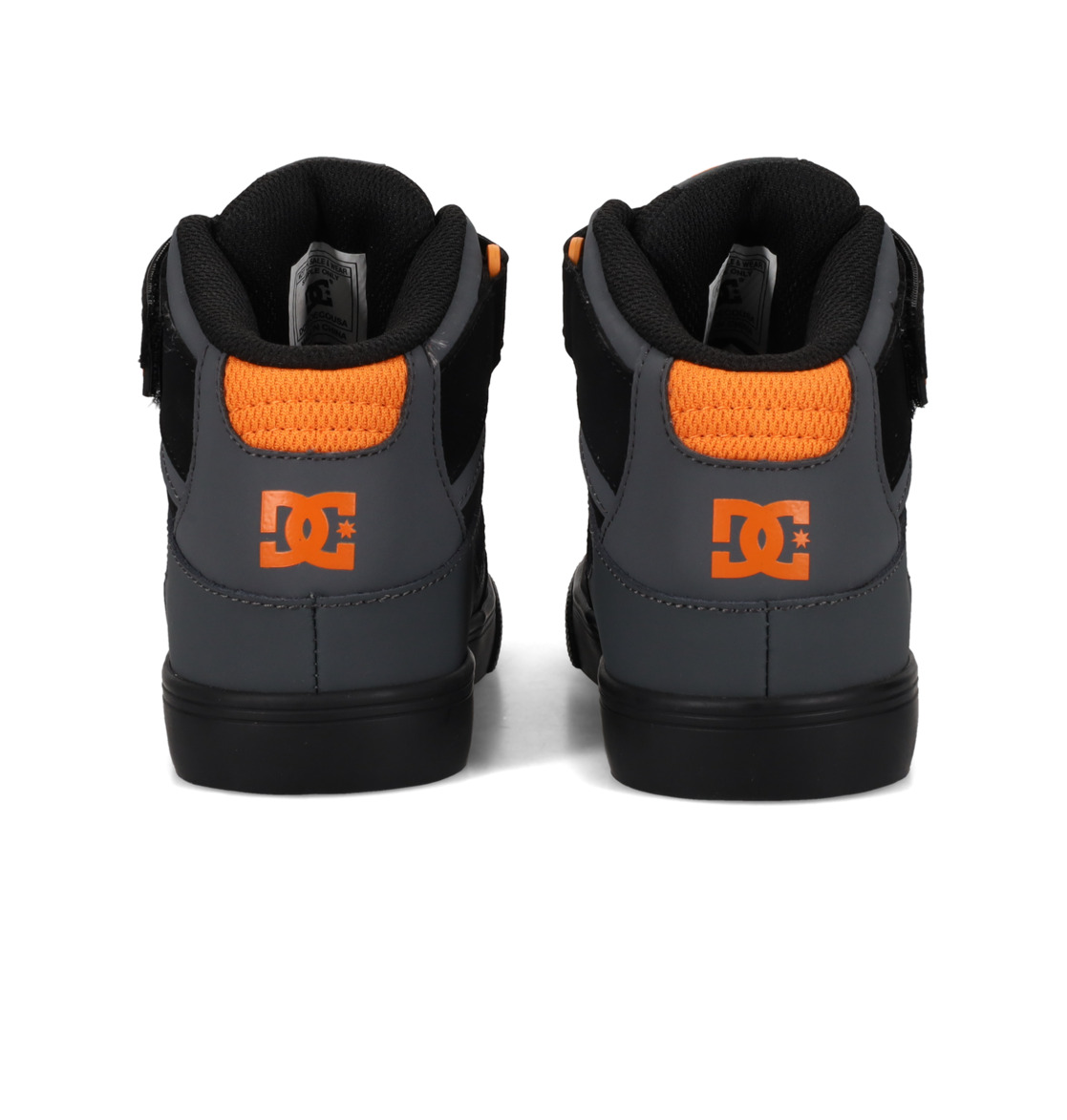 DC SHOES MANTECA PURE HI TOP KIDS (GREY/BLACK/ORANGE)
