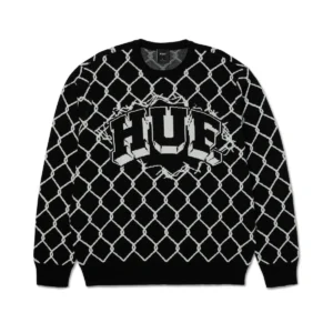 HUF BREAKTHROUGH CREWNECK (BLACK)