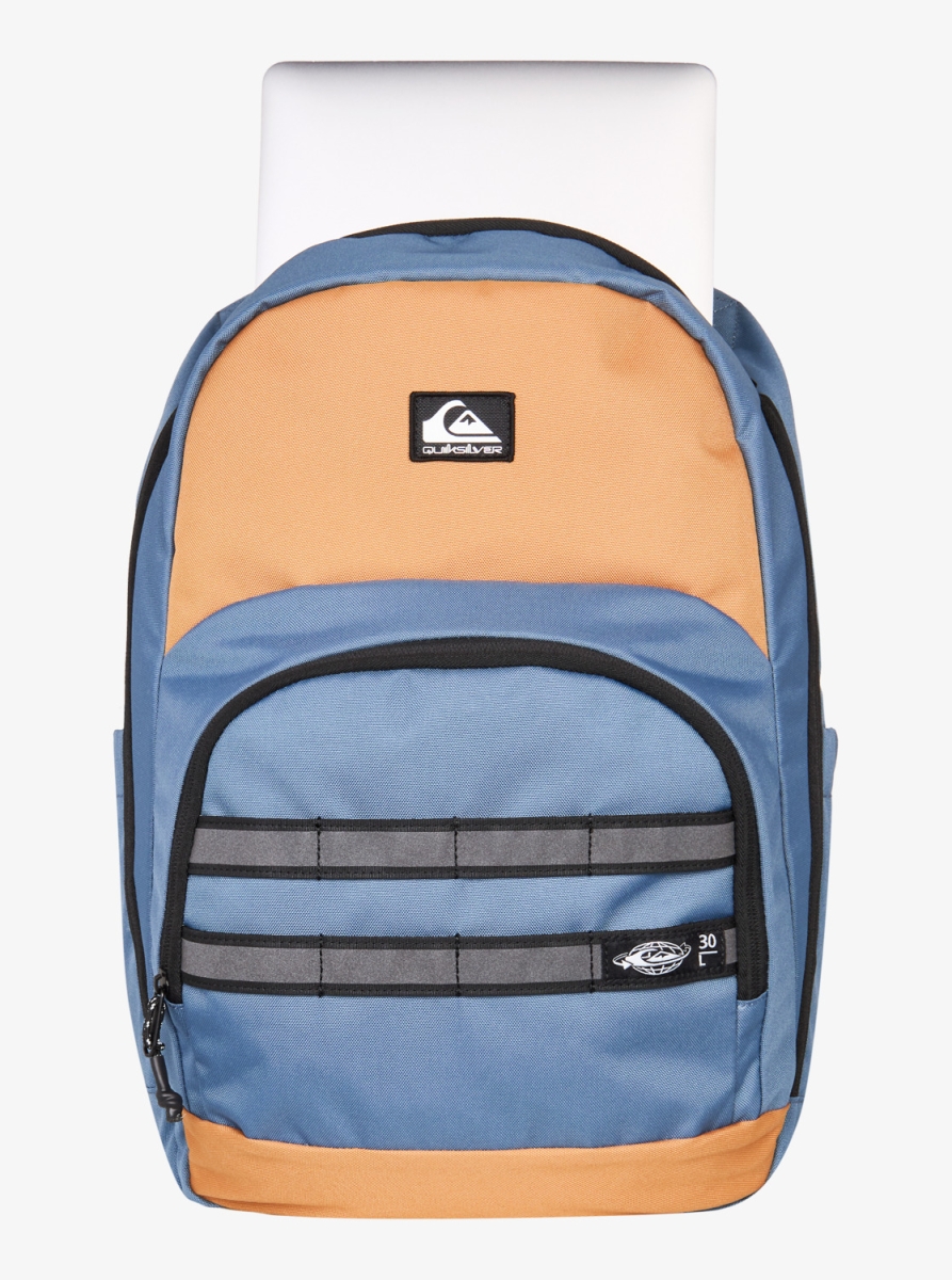 QUIKSILVER BACKPACK 30L Schoolie 3.0 (Almond/China Blue)