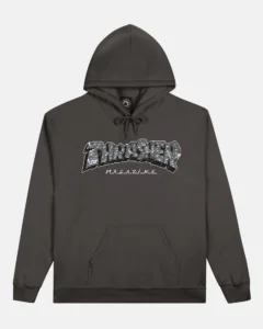 THRASHER DISCO BY SPANKY HOODIE (CHARCOAL)