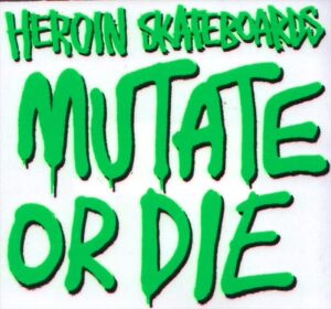 Heroin Sticker 11,5cm x 10,7cm (green)