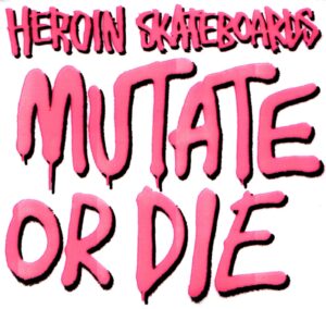 Heroin Sticker 11,5cm x 10,7cm (pink)