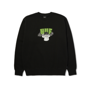 HUF DAZED CREWNECK (BLACK)
