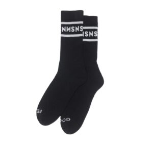 NNSNS Logo Sock Black 38-42