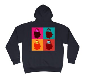 NNSNS ANDYS HEAD LOGO HOODIE NAVY