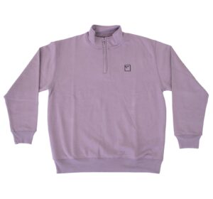 NNSNS BLOCKHEAD EMBROIDERY CREW AUBERGINE