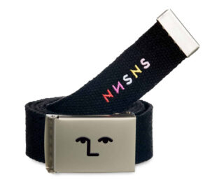 NNSNS FACE-OFF BELT BRUSHED BELT OS (BLACK)