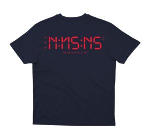 NNSNS NNSNS Clock T-Shirt (Navy)