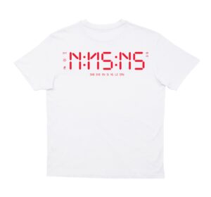 NNSNS NNSNS Clock T-Shirt (White)
