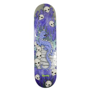 RIPNDIP HORNTAL SKATEBOARD DECK PURPLE 8,25"