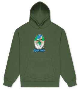 RIPNDIP NERMAL FEST HOODIE (LIGHT OLIVE)